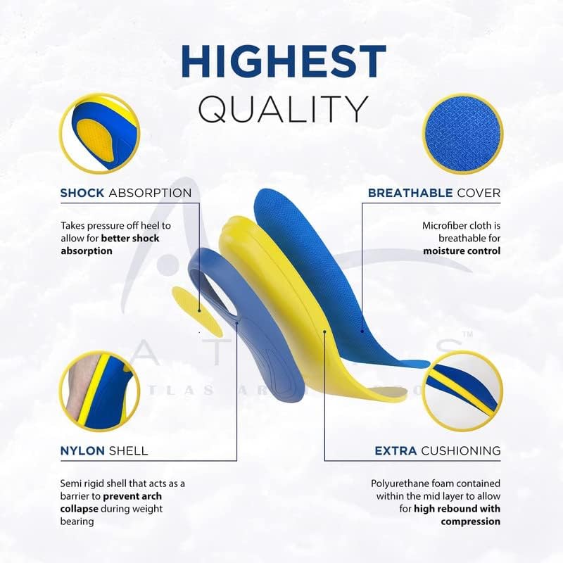 Arch-Support Shoe Insoles 